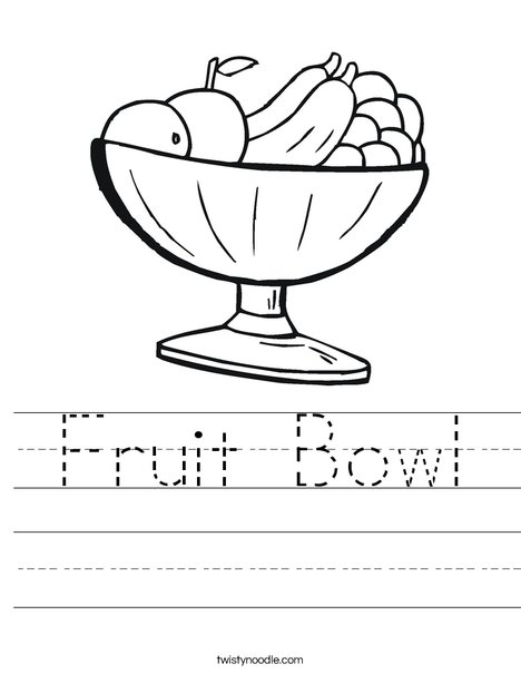 Worksheets Eating Healthy Worksheets fruit bowl worksheet twisty noodle worksheet