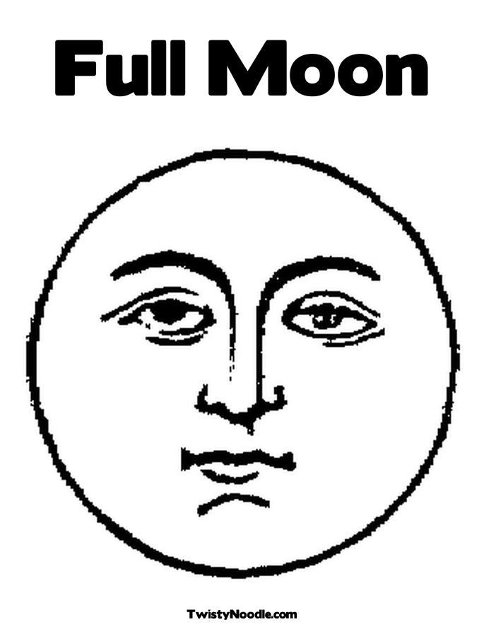 Full moon Moon coloring pages, Man on the moon, Coloring