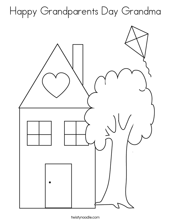 i love grandparents coloring pages - photo #30