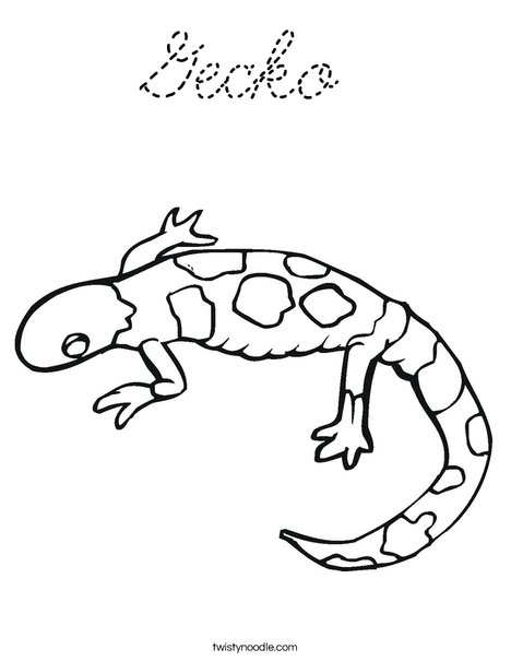kaboose coloring pages printing gecko - photo #22