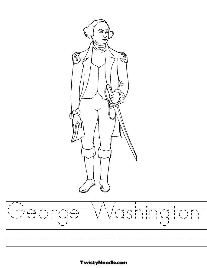 George Washington Standing