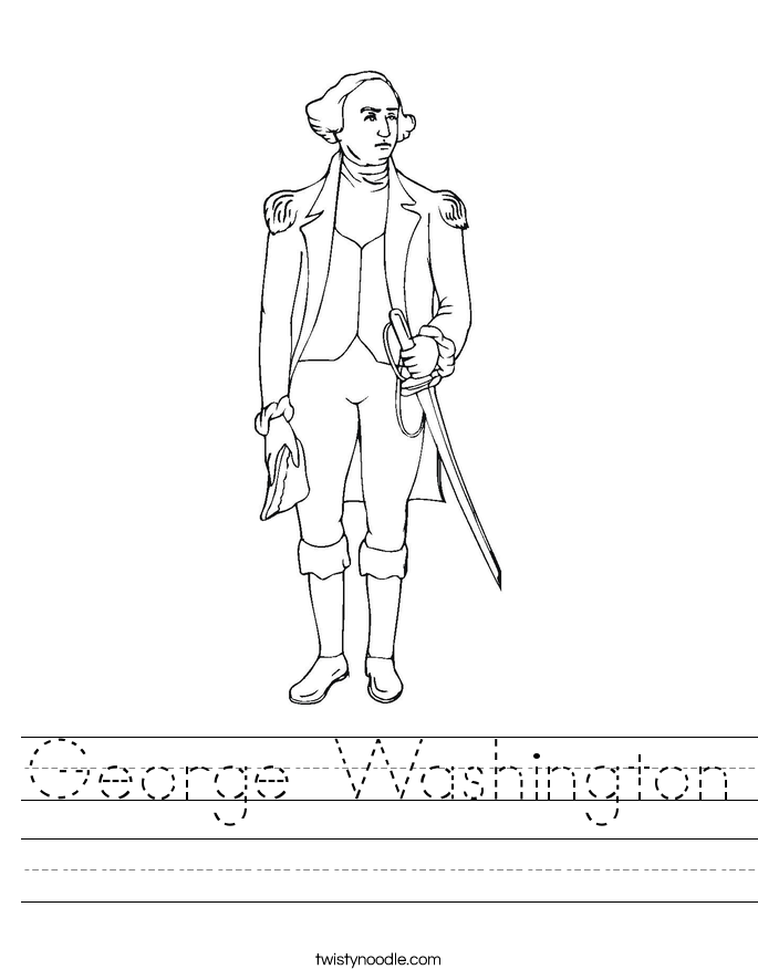 George Washington Worksheet Twisty Noodle george-washington-worksheet-twisty-noodle