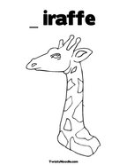 _ iraffe Coloring Page