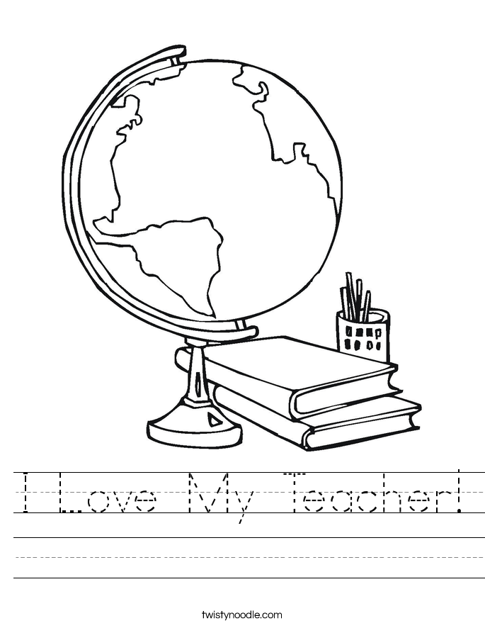 Printables Teacher Worksheet teacher worksheet twisty noodle i love my handwriting sheet