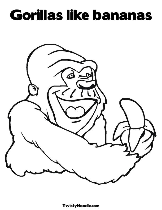Bananas Coloring Pages