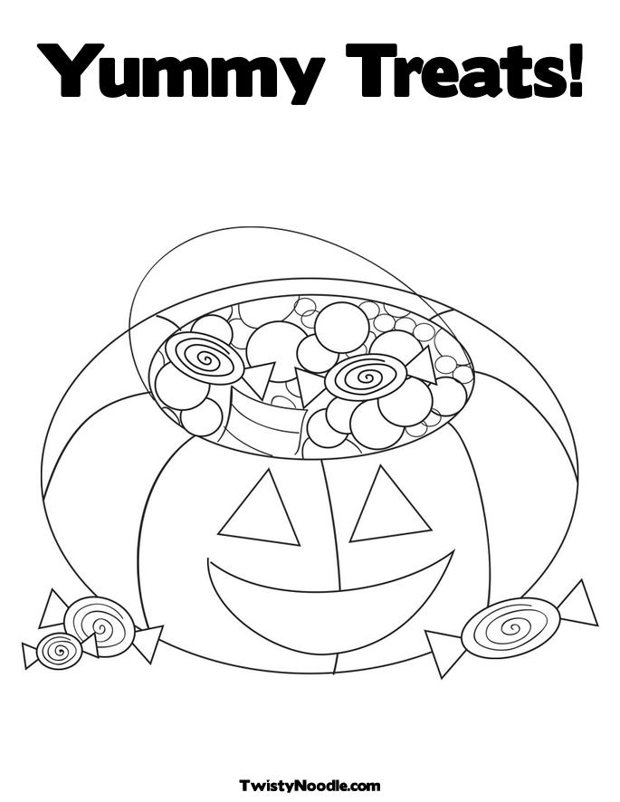 halloween candy coloring pages - photo #22