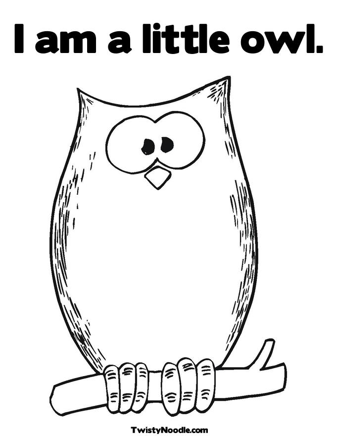 Owl Coloring Sheets