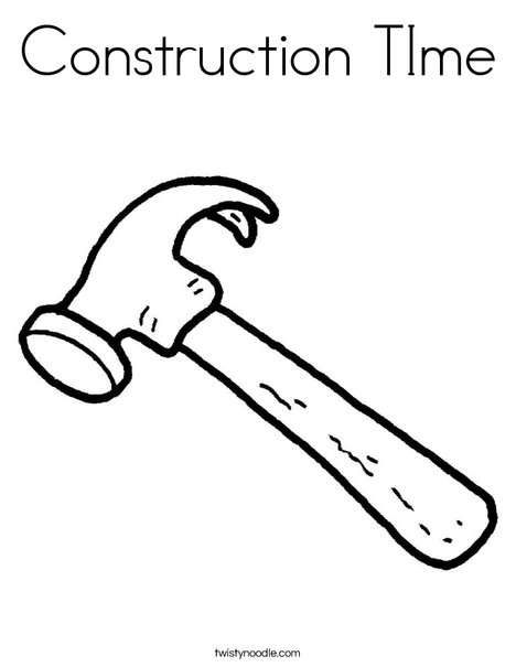 construction tools coloring pages