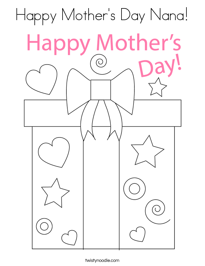 Mothers Day Nana Printable