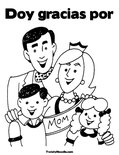 Doy gracias porColoring Page