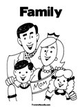 FamilyColoring Page