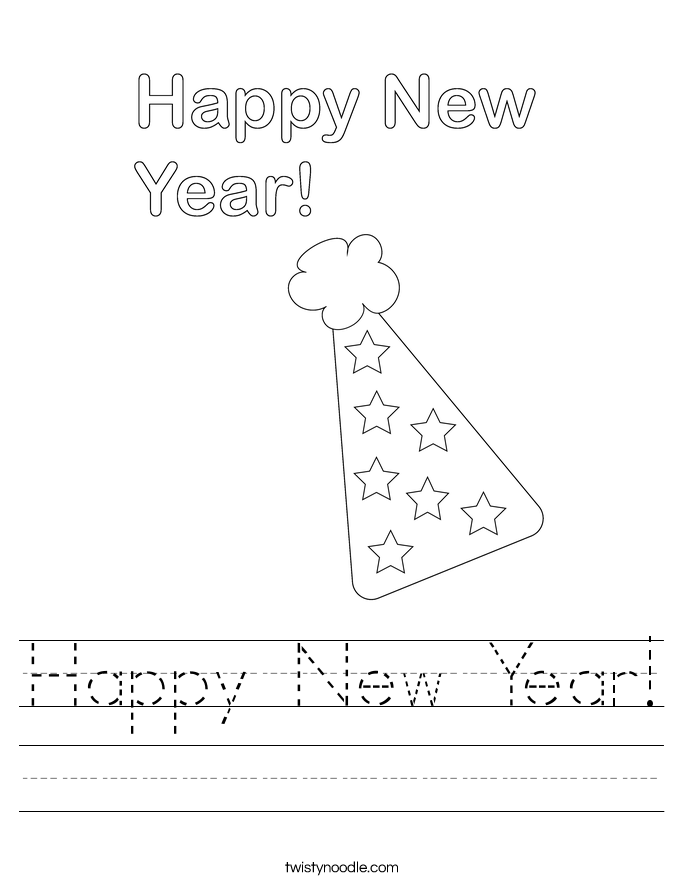 new year worksheets for kindergarten happy new year worksheet twisty noodle new year worksheets for kindergarten happy new year worksheet twisty noodle