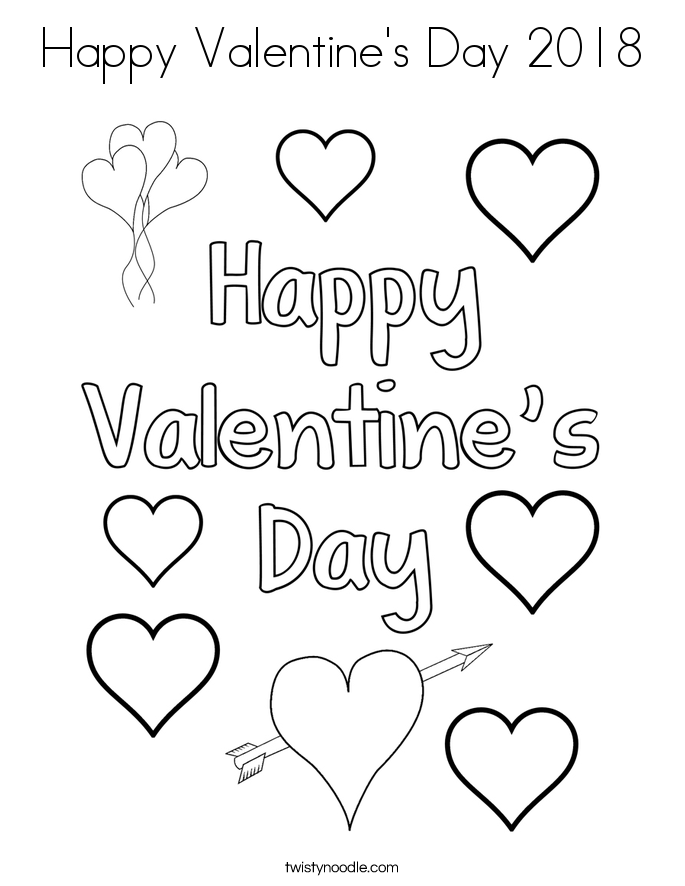 valentine day coloring pages and activity - photo #42