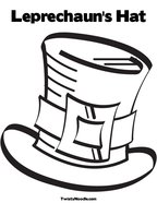Leprechaun's Hat Coloring Page