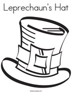 Leprechaun's Hat Coloring Page