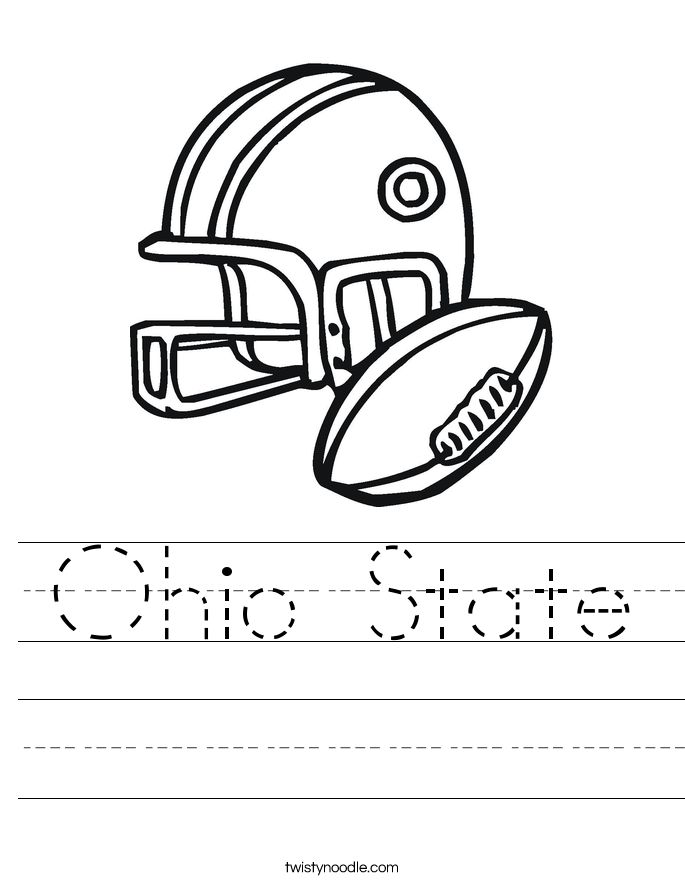 Ohio State Worksheet - Twisty Noodle