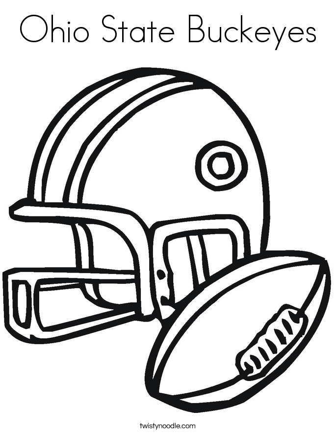 ohio state football coloring pages - photo #10
