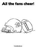 All the fans cheer!Coloring Page