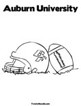 Auburn UniversityColoring Page