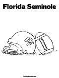 Florida SeminoleColoring Page