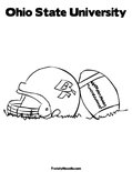 Ohio State UniversityColoring Page