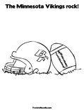 The Minnesota Vikings rock!Coloring Page