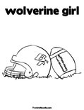 wolverine girlColoring Page