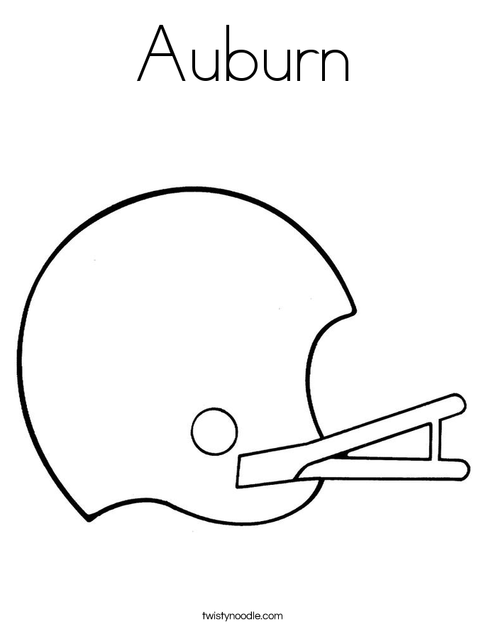 Auburn coloring page Auburn coloring page