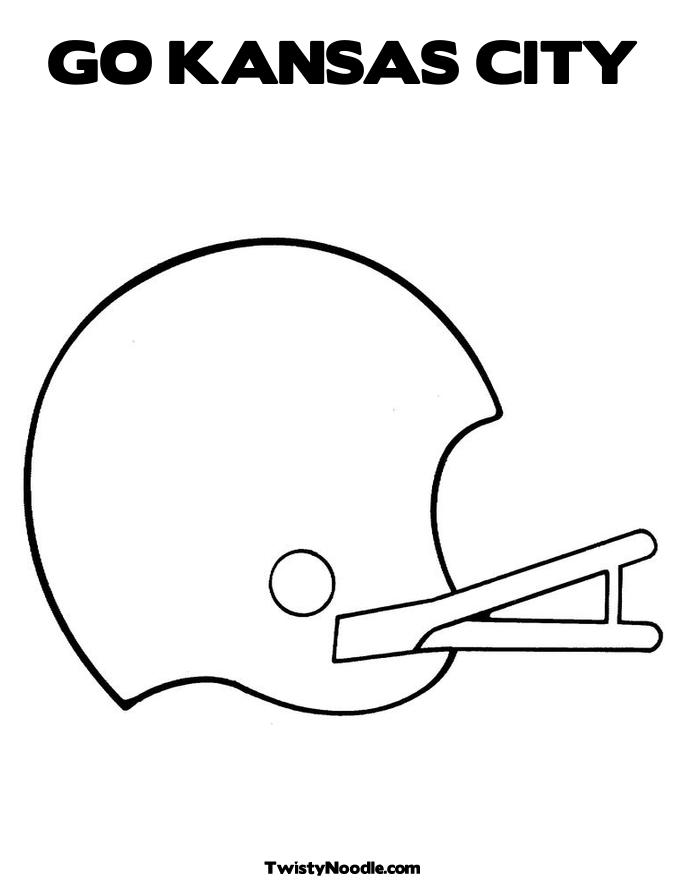 kansas city chief coloring pages - photo #8