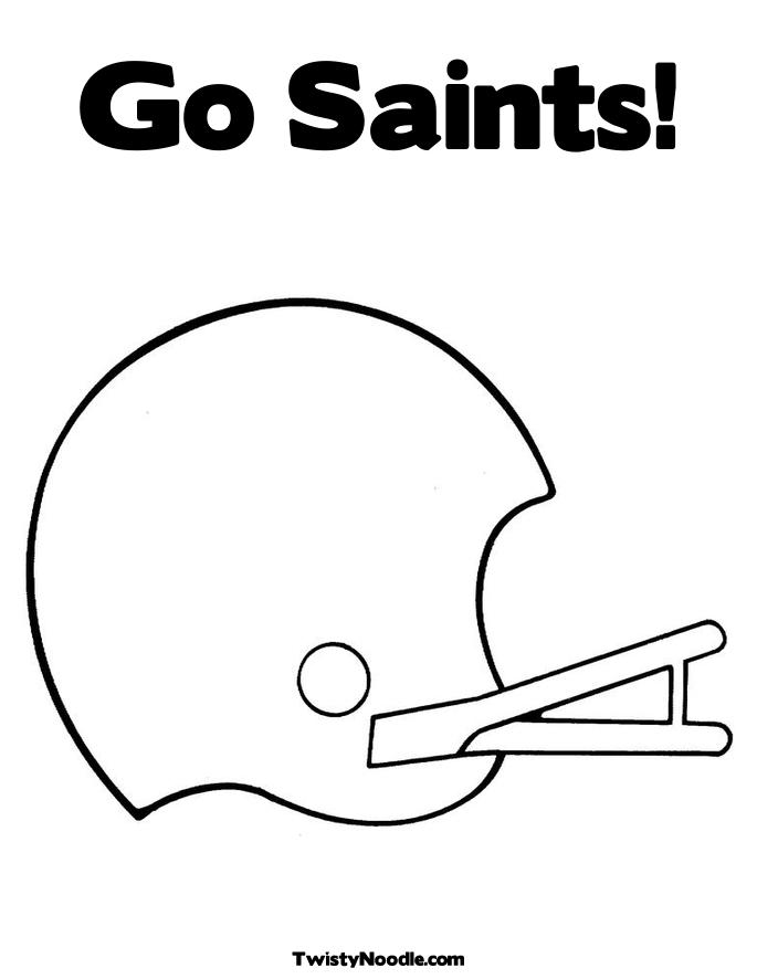 saints football coloring pages - photo #21