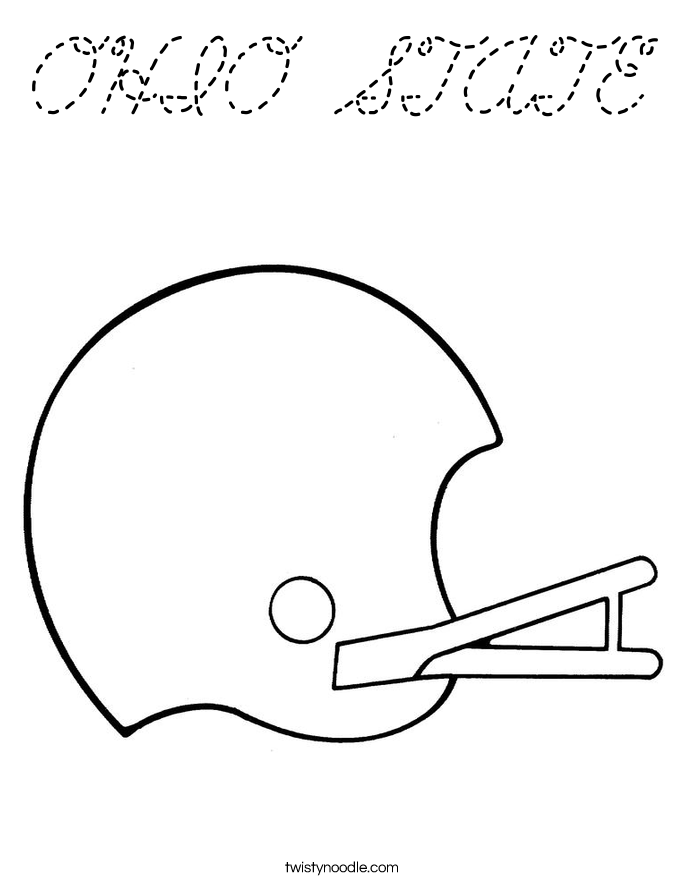 ohio state coloring pages free - photo #29