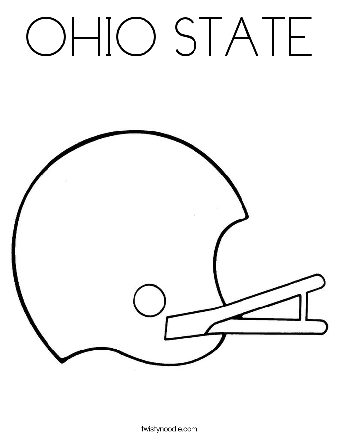 ohio state football coloring pages - photo #25