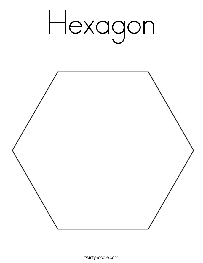 Hexagon Coloring Pages Kidsuki Hexagon Coloring Pages Kidsuki