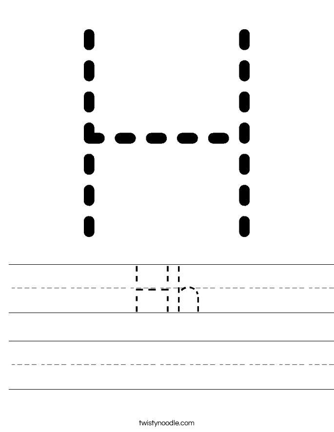 Hh Worksheet - Twisty Noodle