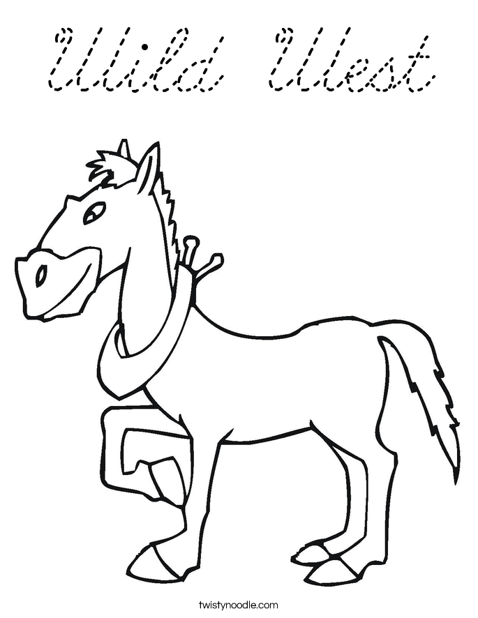 gallop coloring pages - photo #15