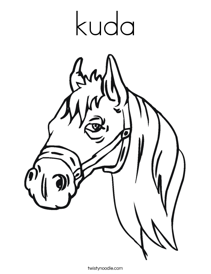 galloping horse coloring pages - photo #28