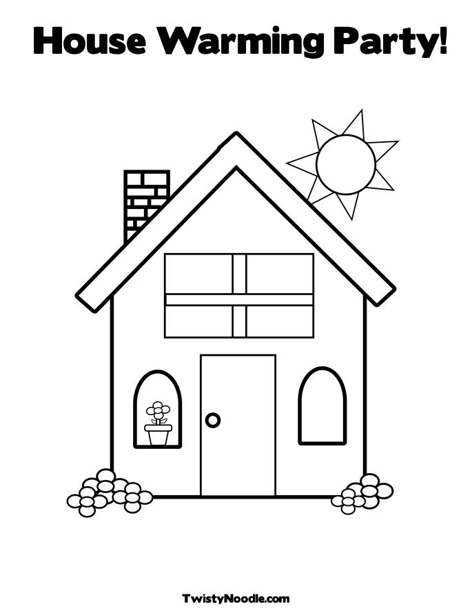 Home Coloring Page