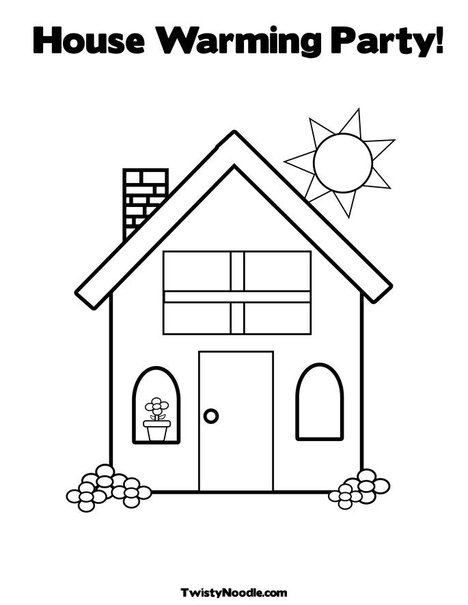 Home Coloring Page