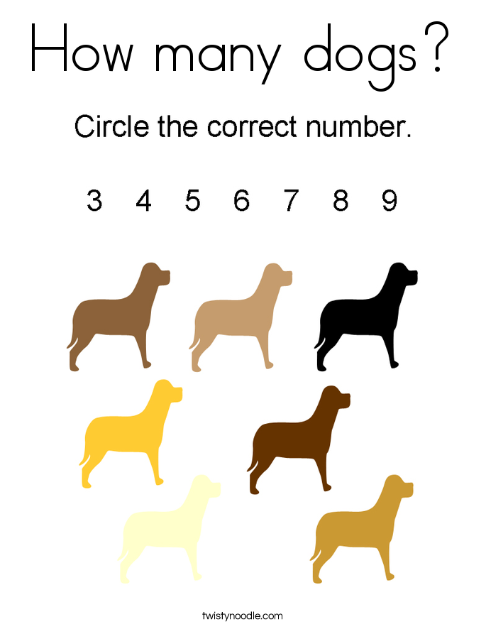 how many dogs is many how many dogs coloring page twisty noodle how many dogs is many how many dogs coloring page twisty noodle