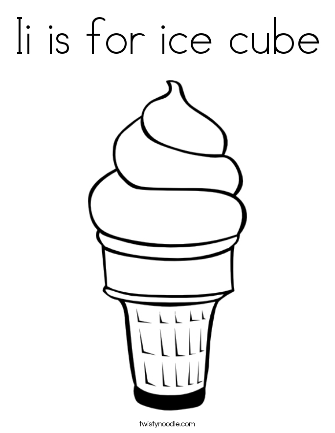 ice cube coloring pages - photo #6