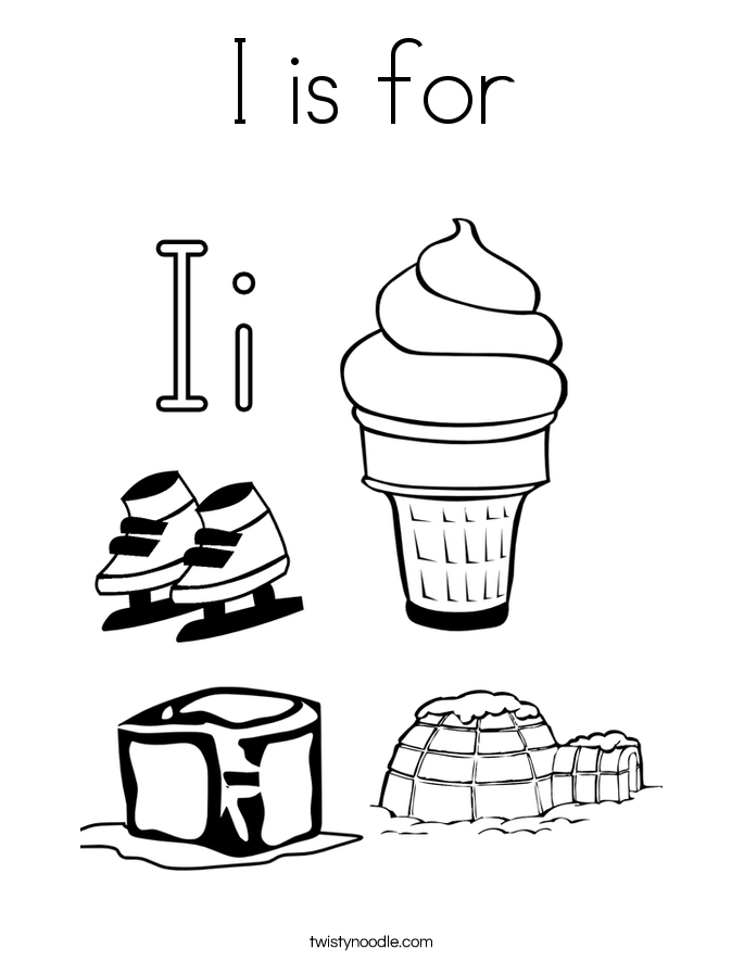 i coloring pages - photo #11