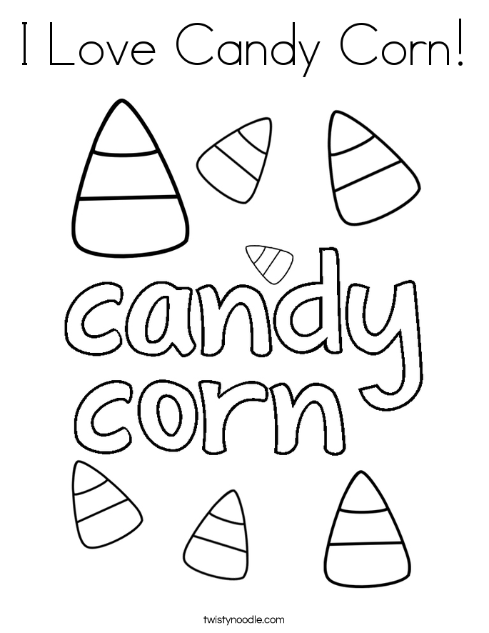 halloween coloring pages candy corn - photo #7