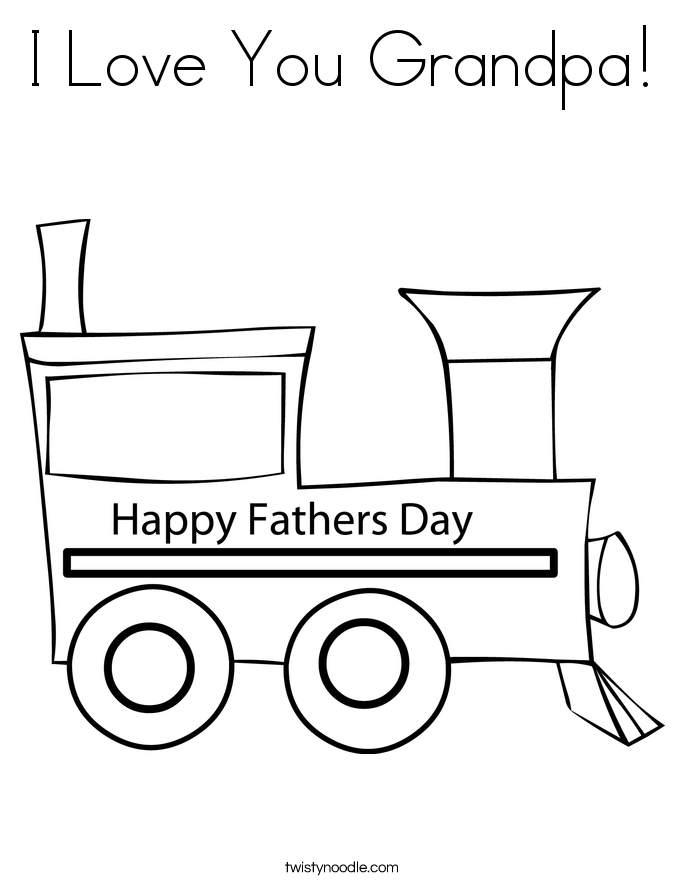i love you great grandpa coloring pages - photo #11