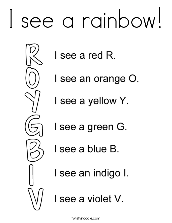 rainbows coloring sheets