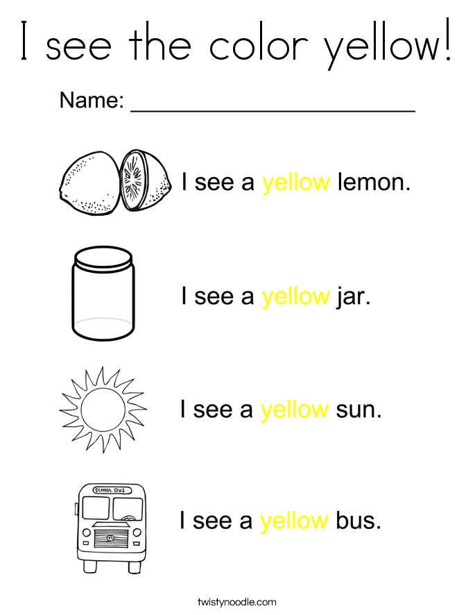 yellow coloring pages for toddlers - photo #29