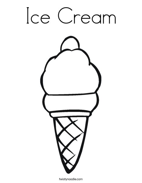 ice cream truck coloring pages - photo #35