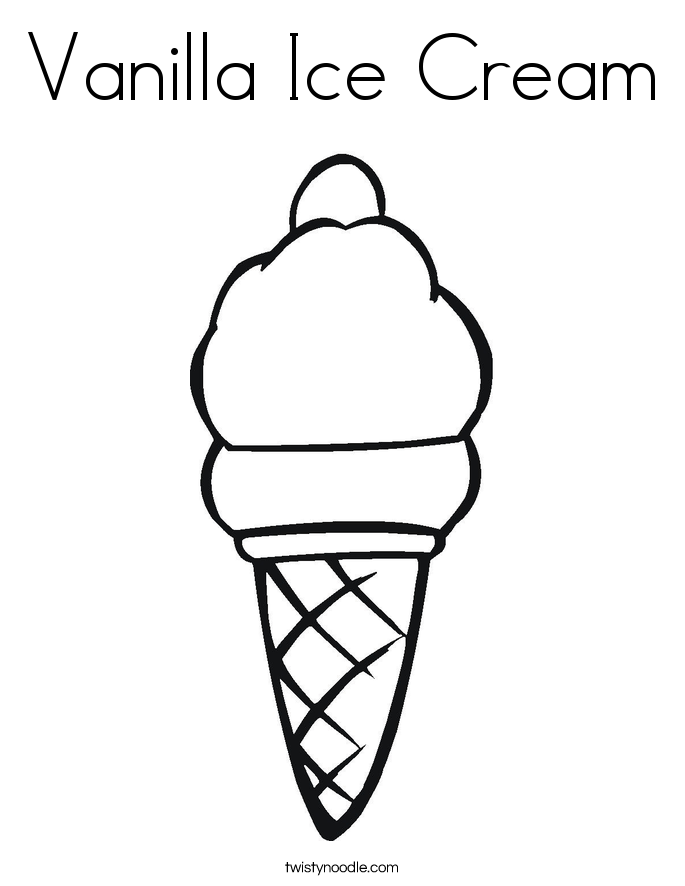 Vanilla Ice Cream Coloring Pages | vanilla ice cream coloring page preschool ice cream Vanilla Ice Cream Coloring Pages | vanilla ice cream coloring page preschool ice cream