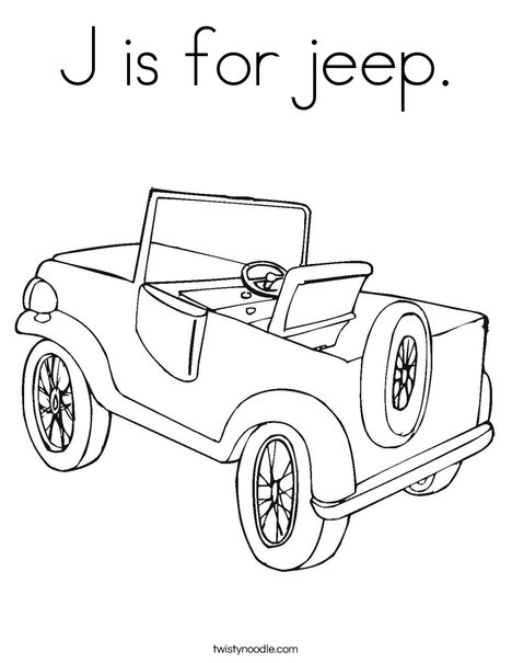 j is for coloring pages - photo #11
