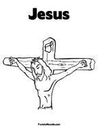 Jesus Coloring Page