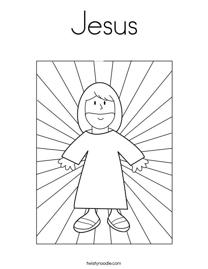 walking with jesus coloring pages - photo #36